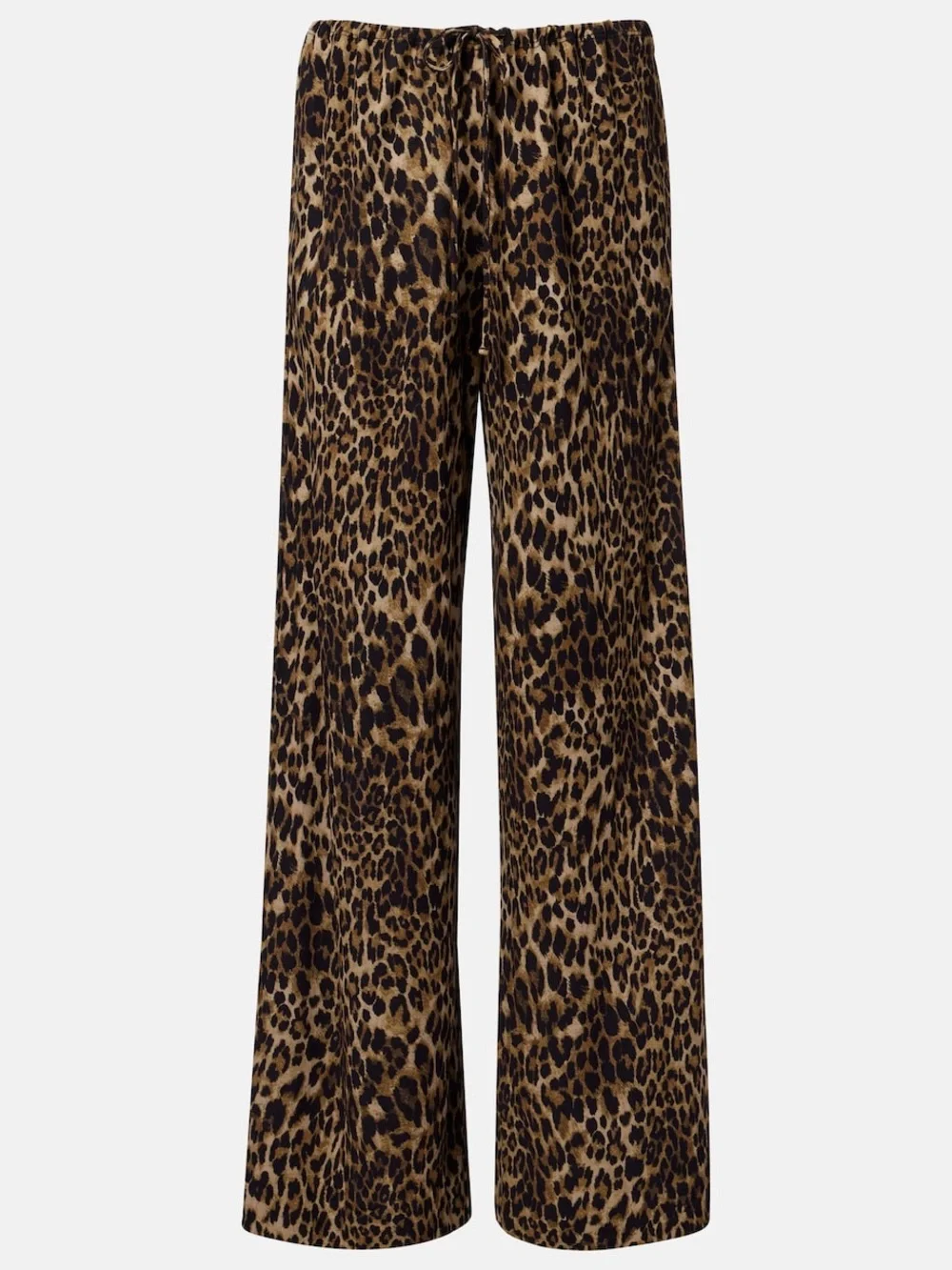 NILI LOTAN Women’s Wide-Leg Leopard Print Pants